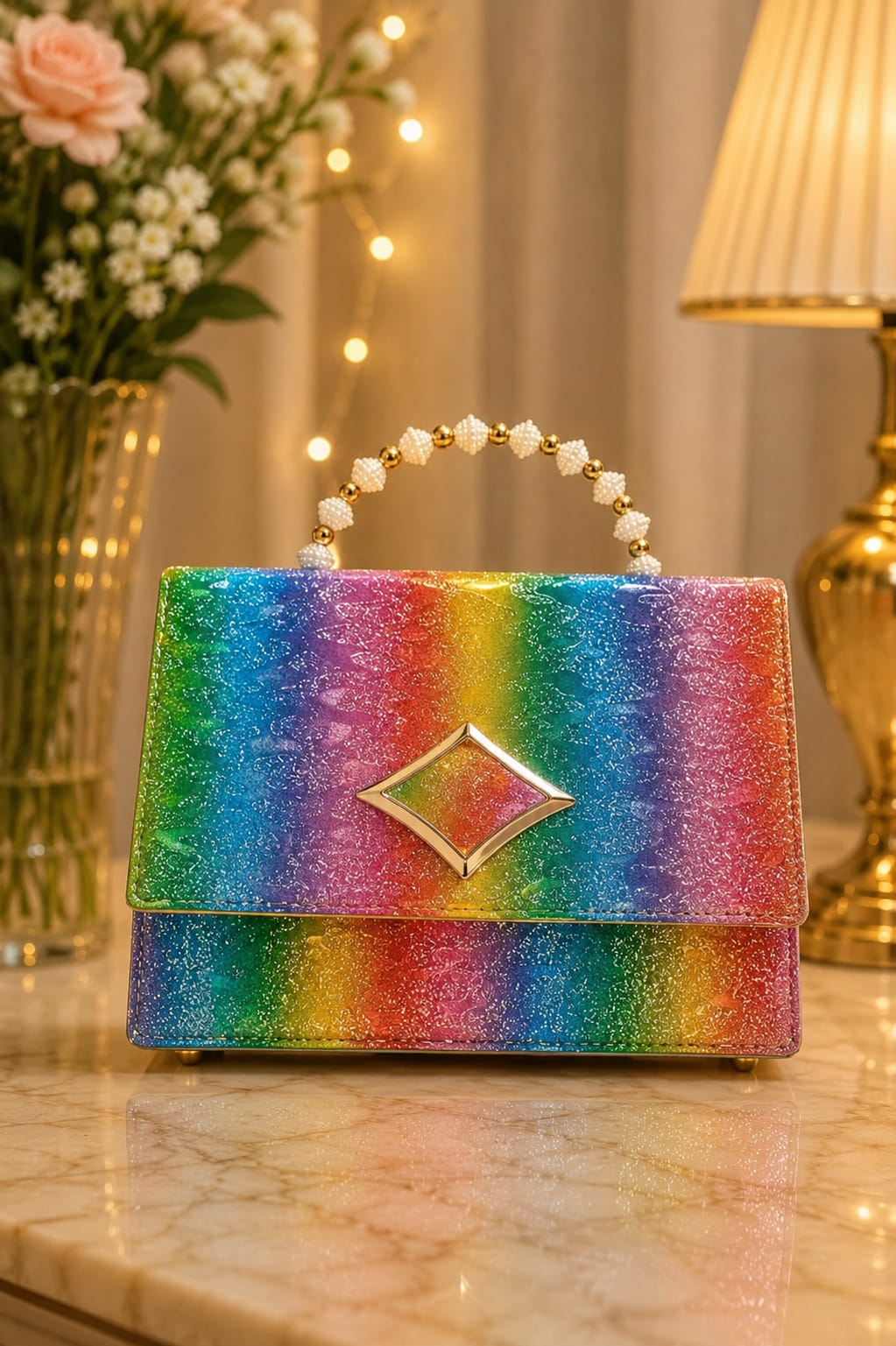 Multicolor Glaze Clutch